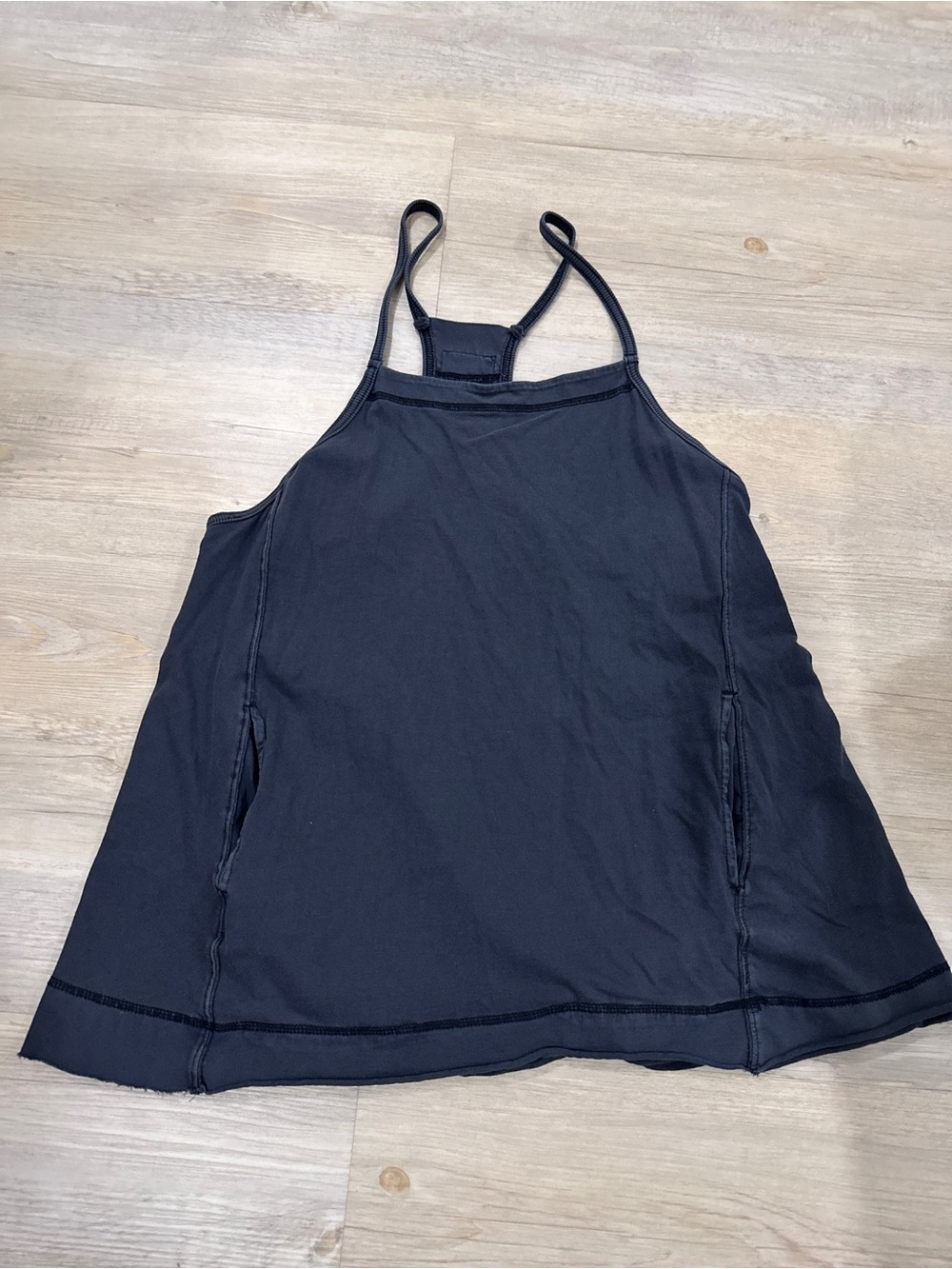 FP Movement by Free People Black Strappy Tank with Racerback